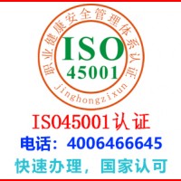山东青岛iso45001认证办理